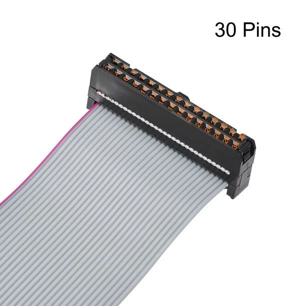Grey 30 Pin Flat Ribbon Cable