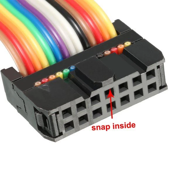IDC 14 Pin Flat Rainbow Ribbon Cable