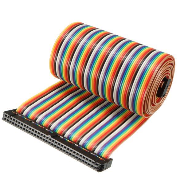 IDC 64 Pin Flat Rainbow Ribbon Cable