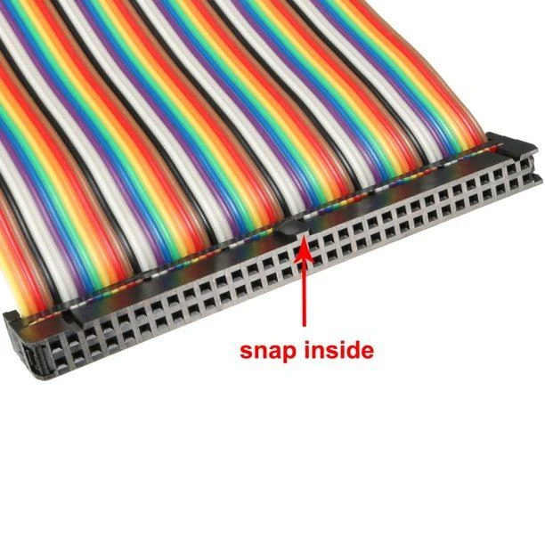 IDC 64 Pin Flat Rainbow Ribbon Cable