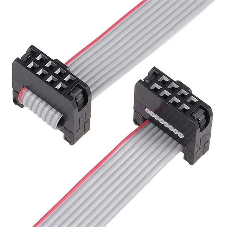 IDC Gray 8 Pin Ribbon Cable Wire