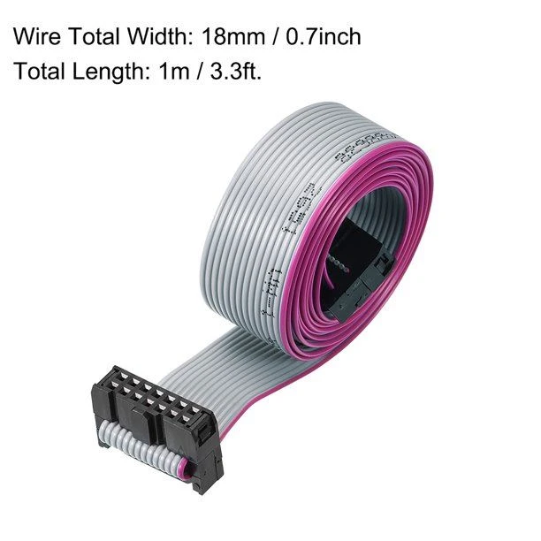 IDC Wire 14 Pins Flat Ribbon Cable