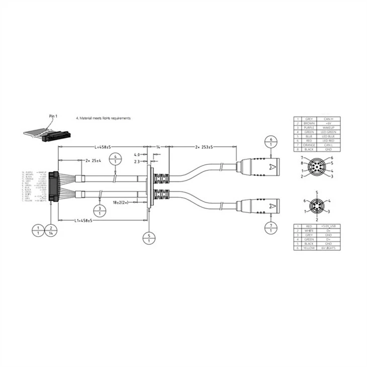 Molex 505565 Series Cable Assembly