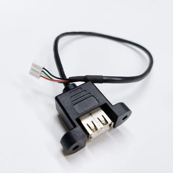 Panel-Mount USB-A Cable