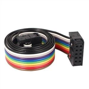 10 Pin 10 Way Rainbow Ribbon Cable