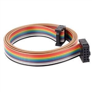 10 Pin IDC Flat Rainbow Ribbon Cable