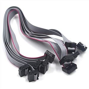 10 Pins Female Connector Flat Ribbon Cable