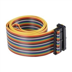 34 Pin Flat Ribbon Cable Rainbow Wire