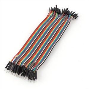 40 Way Rainbow Ribbon Jumper Cable Wires