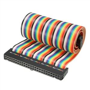 50 Pin Rainbow Flat Ribbon Cable