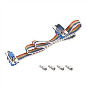 DB9 Male To DB9 Female Ribbon Cable
