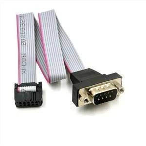 DB9 RS232 To 10 Pin Ribbon Cable