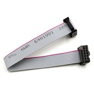 Gray IDC 10 Pin Flat Cable