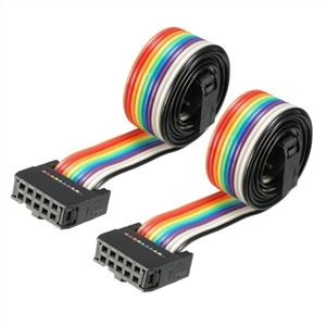 IDC 10 Pin Wire Flat Rainbow Ribbon Cable
