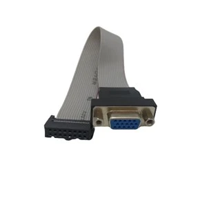 VGA 15P To IDC Connector Ribbon Cable