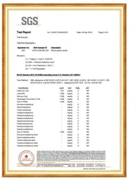 SGS certification
