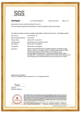 SGS certification