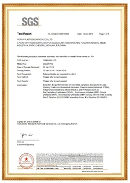 SGS certification