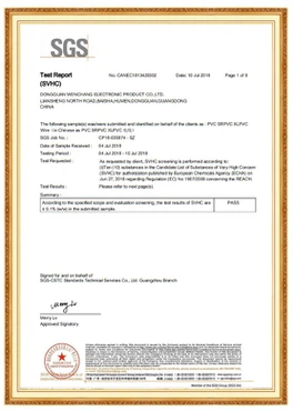 SGS certification SGS certification