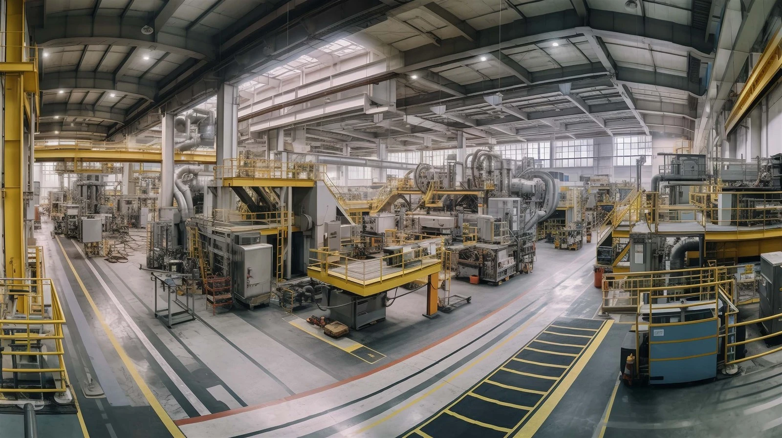 Power extension cords used in factory workshops